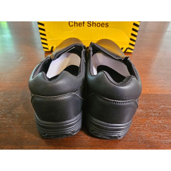 Chef Shoes Slip On Work Shoes Mens Size 12 Black Slip Resistant Memory Foam main image 8
